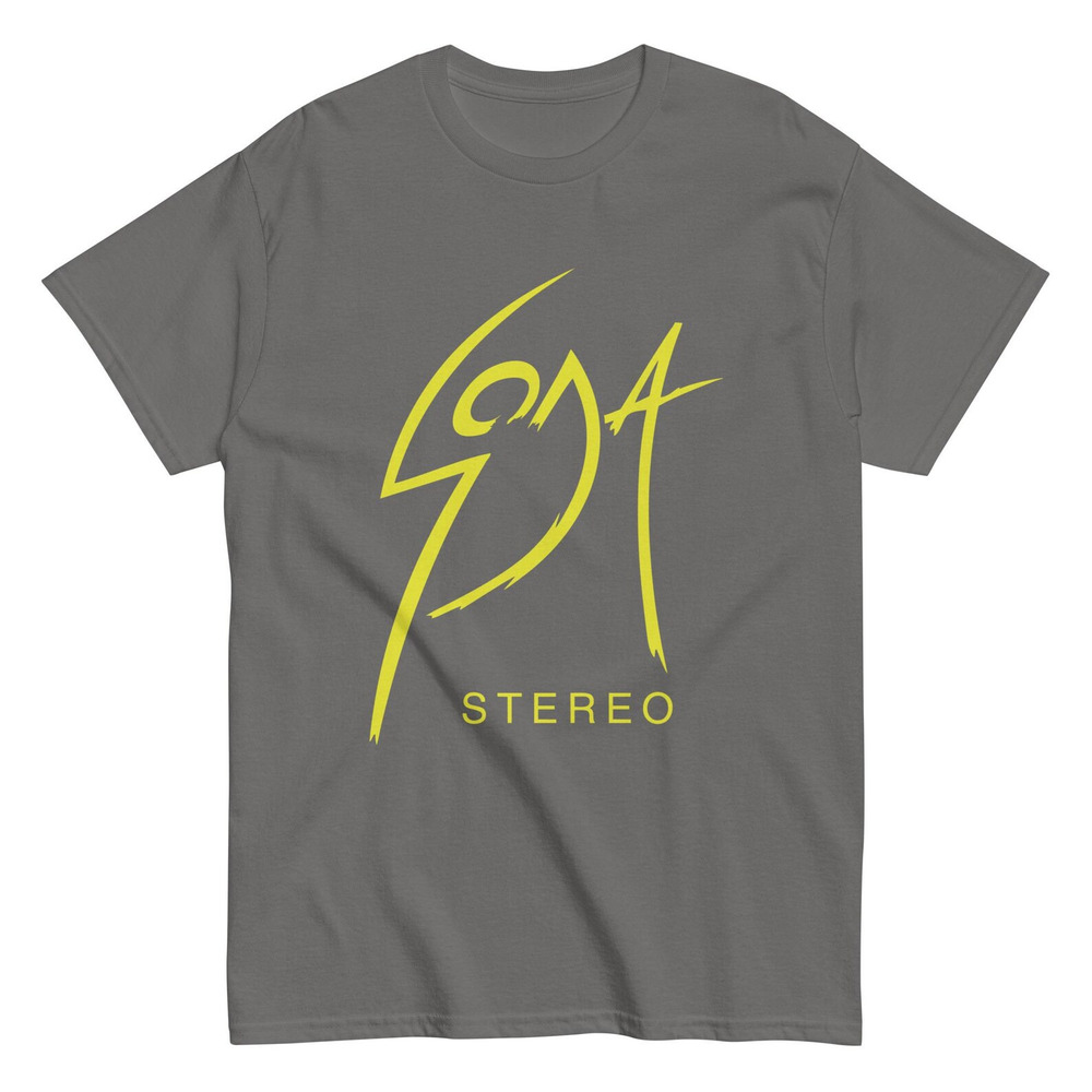 Soda Stereo Tee Charcoal
